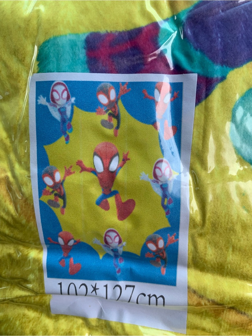Marvel Spidey and His Amazing Friends Toddler Throw 40x50